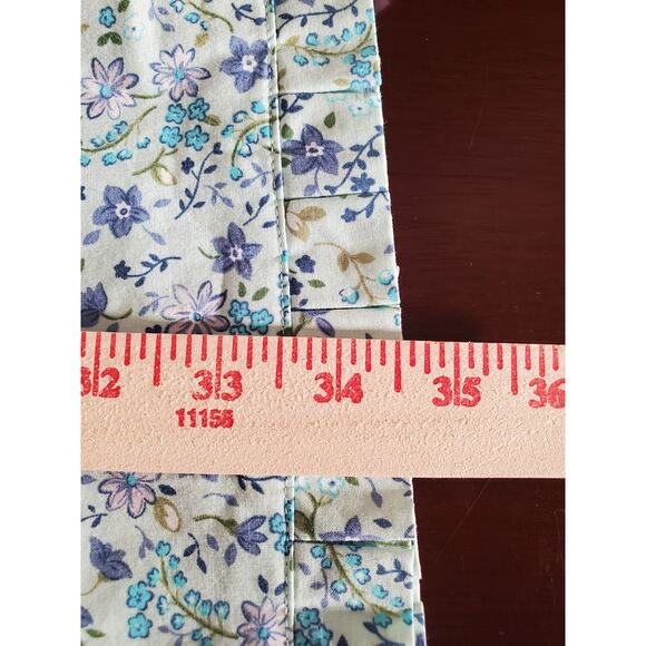 Vtg Dressbarn 90s Y2K Ditsy Floral Sheath Dress Size 8 Cottage Modest Blue Zip - Picture 13 of 13